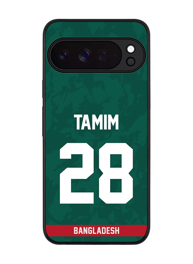 For Google Pixel 10 Pro XL Case,Slim fit Camera Protection, Shockproof Thin Phone cover  - Bangladesh Tamim Iqbal, Jersey No 28